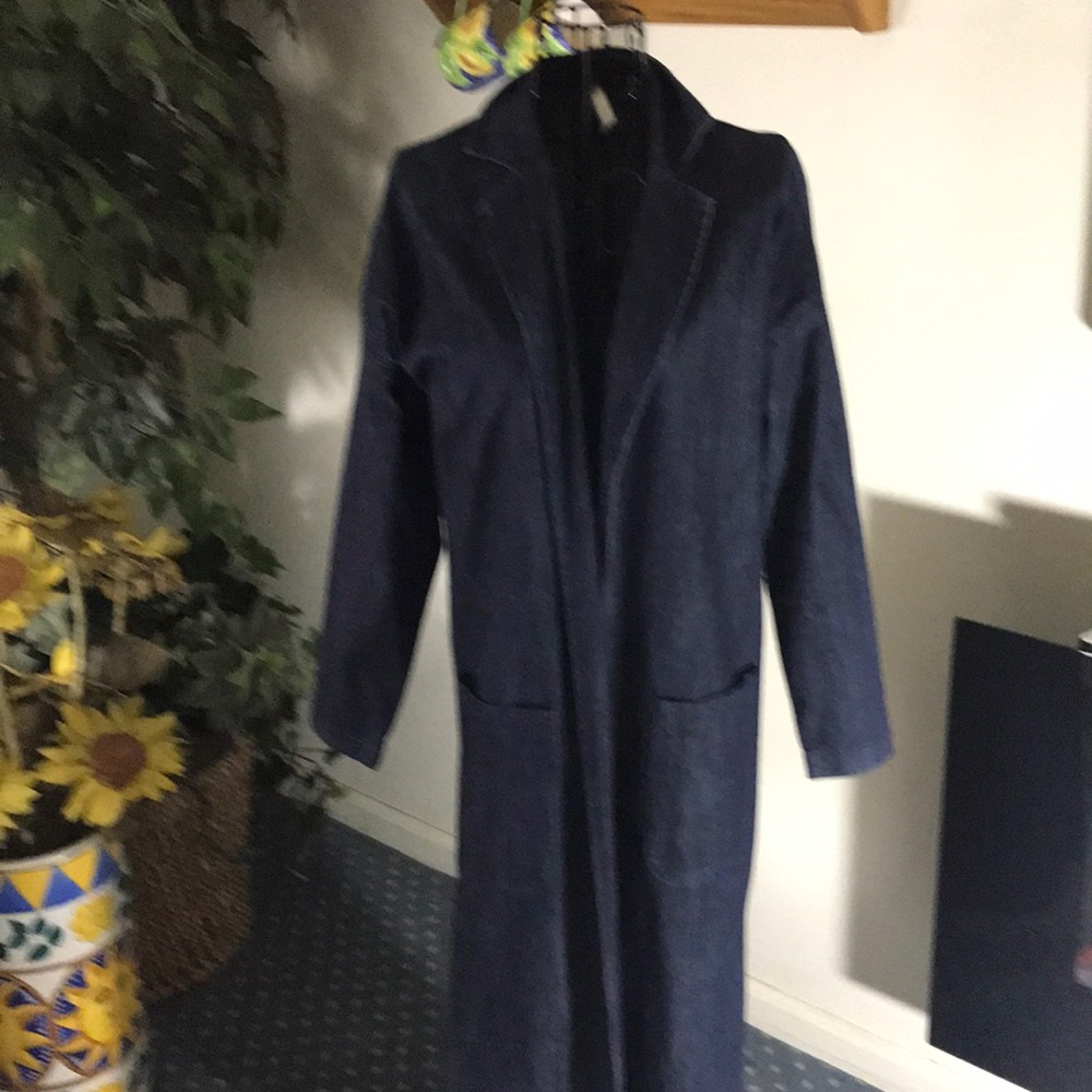 MONA B LONG DENIM COAT